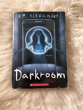 Scholastic Darkroom — Black and Blue Horror Cover